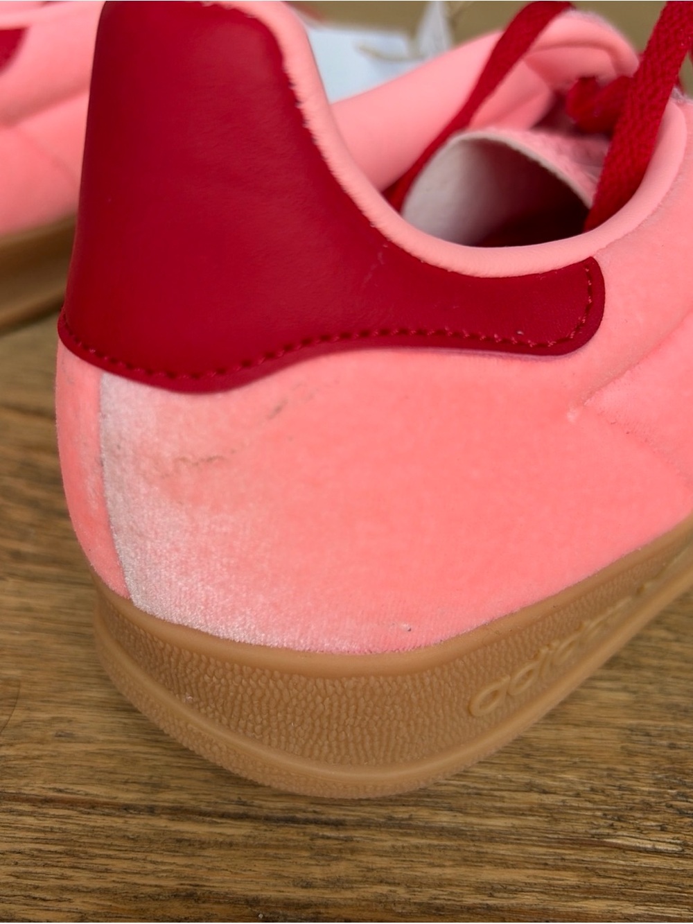 Size 8 Women’s adidas Gazelle Indoor Glow Pink Court Green Shoes JI2713 - Picture 8 of 10
